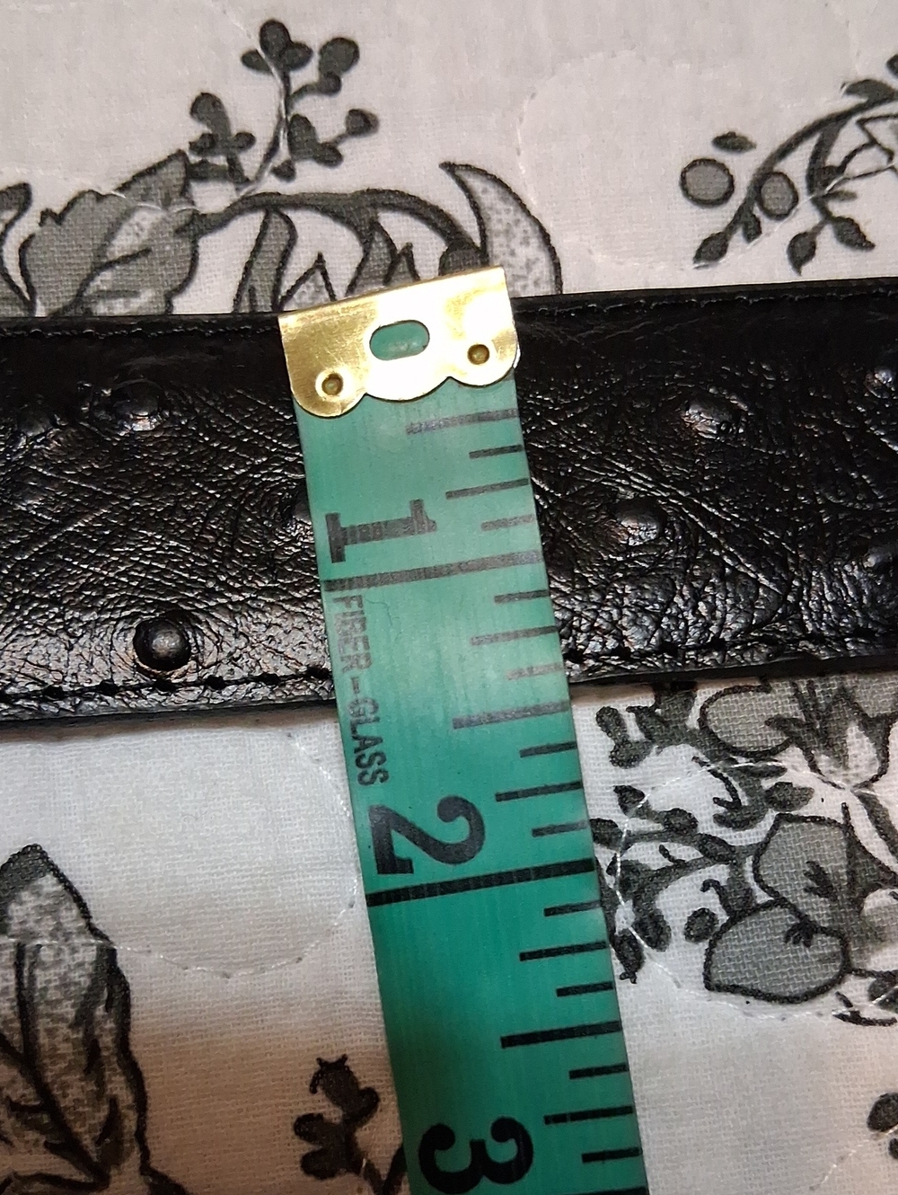 Tony Lama Vintage  Men's Embossed Black and Brown Leather Belt - Picture 7 of 13